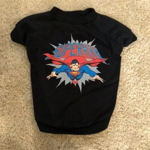 Black Short Sleeve Superman Soft Shirt